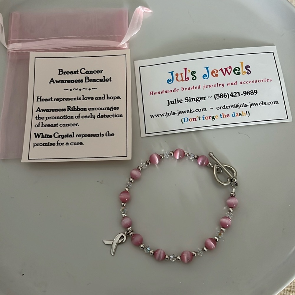 New Breast Cancer Awareness Bracelet